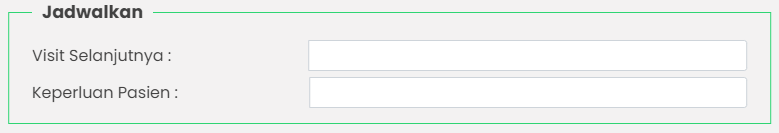 Meja Dokter Jadwalkan