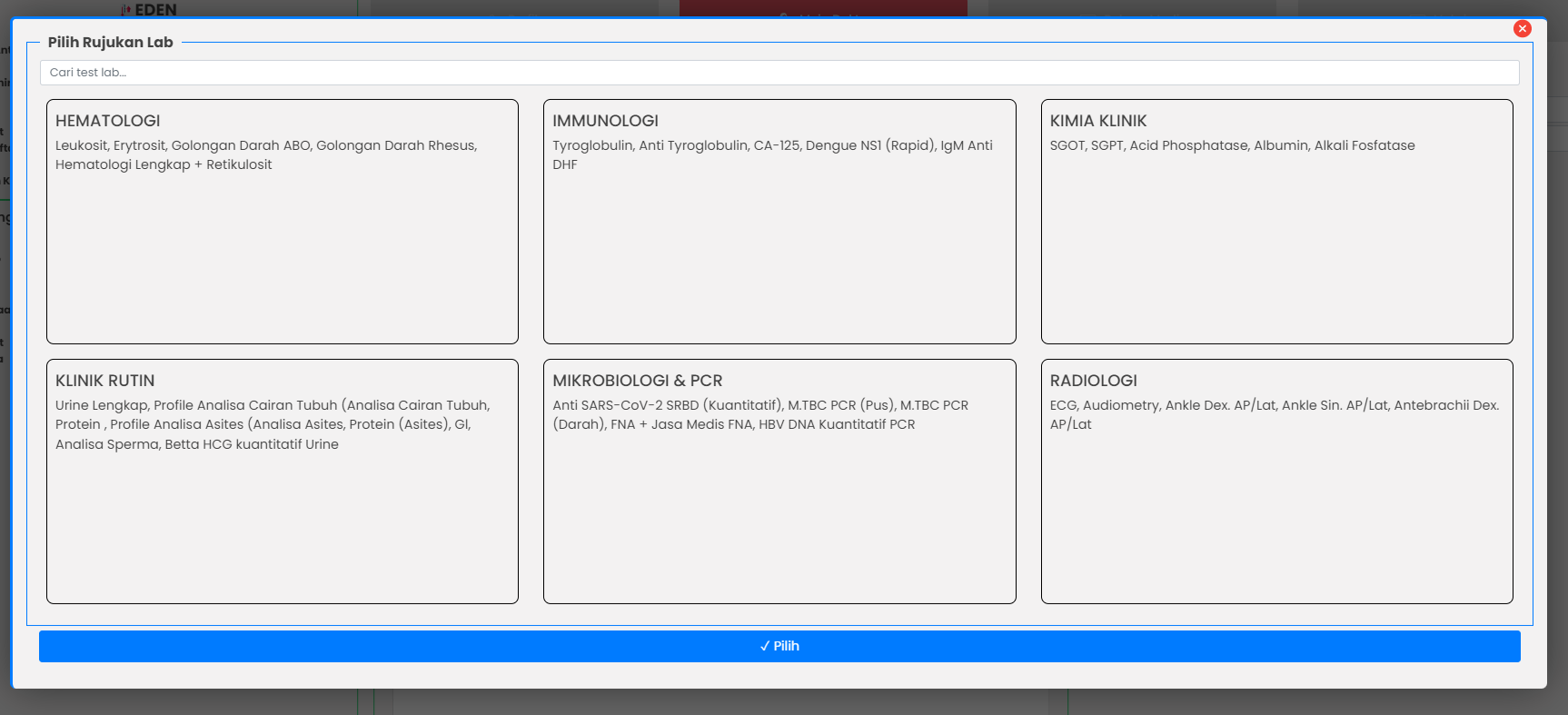 Meja Dokter Rujukan Lab 2
