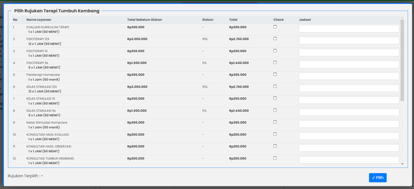 Meja Dokter Rujukan Tumbuh Kembang 2