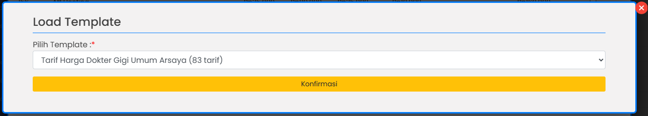 Load Template Klinik Dan Dokter