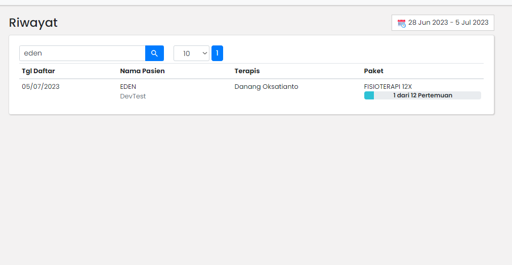 Riwayat Tumbuh Kembang